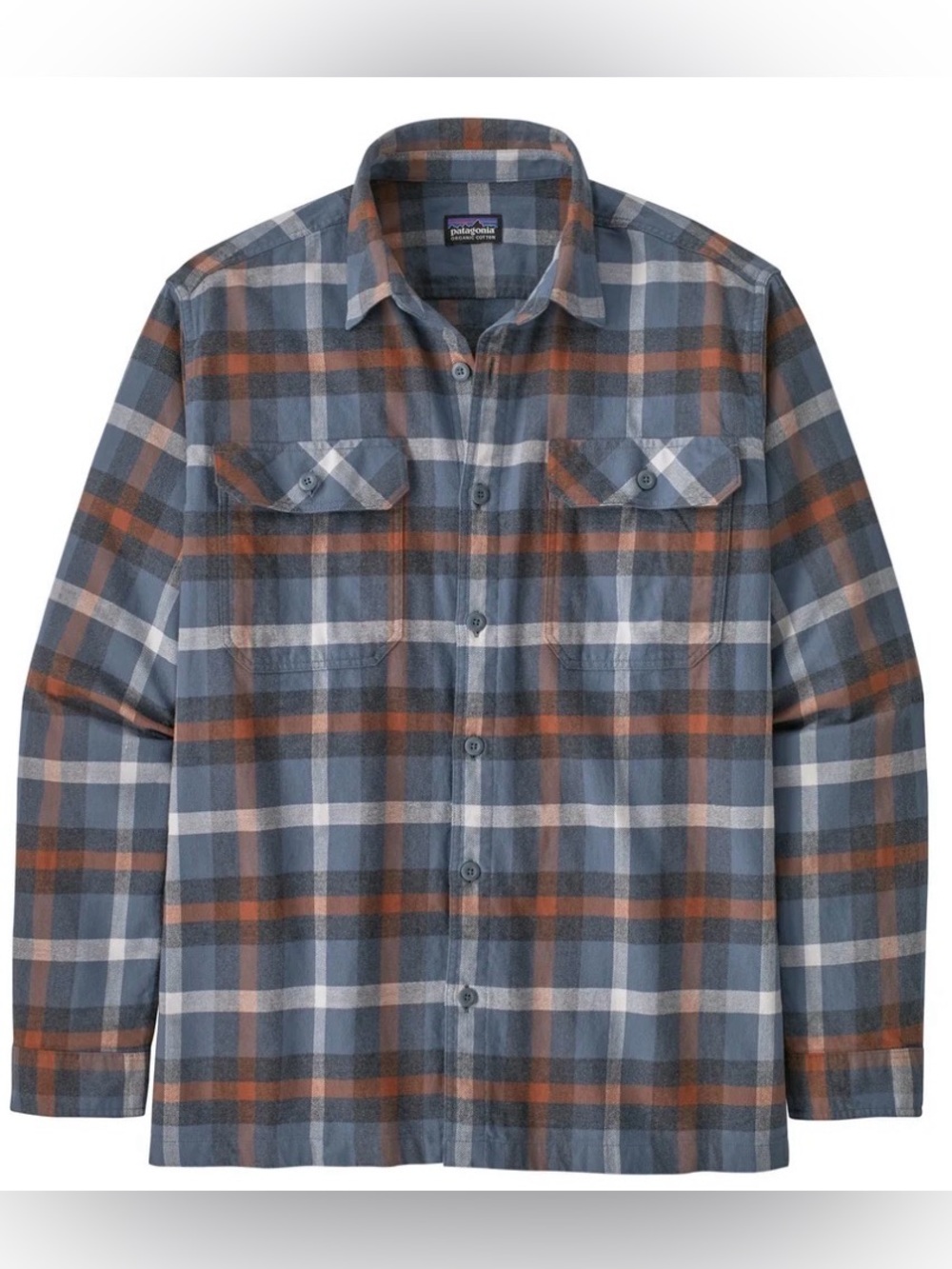 Patagonia Men's Long-Sleeved Organic Cotton Midweight Fjord Flannel Shirt